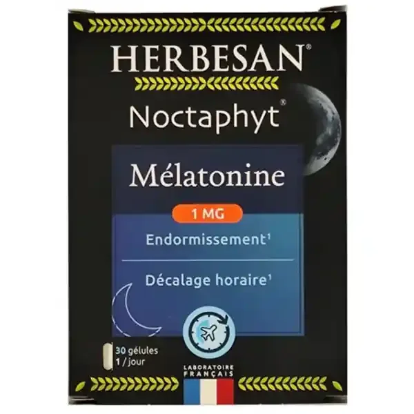 Herbesan Noctaphyt Mélatonine 1 mg x 30