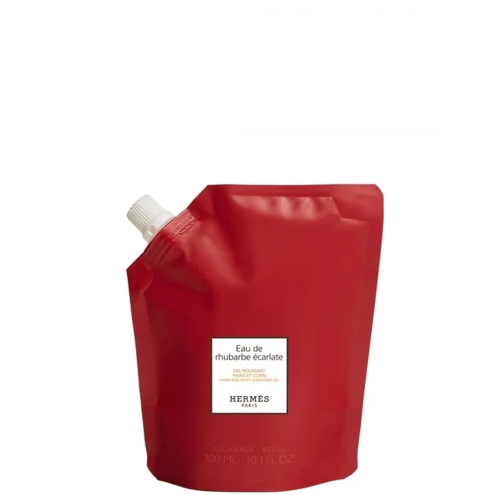 HERMÈS Eau de Rhubarbe Écarlate Gel Moussant Mains & Corps – Recharge