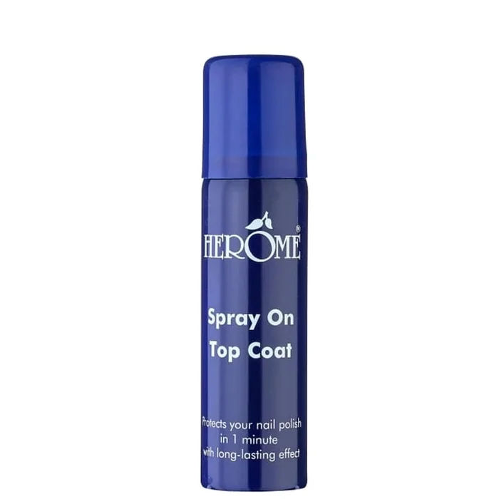 Hérôme Spray On Top Coat Sèche Vernis et Top Coat