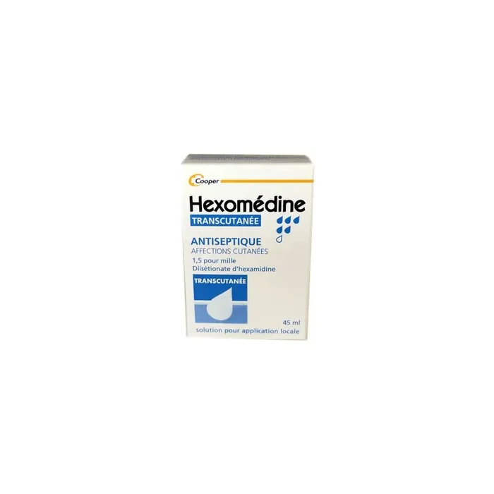 HEXOMEDINE TRANSCUTANÉE 1.5 POUR MILLE 45ML COOPER