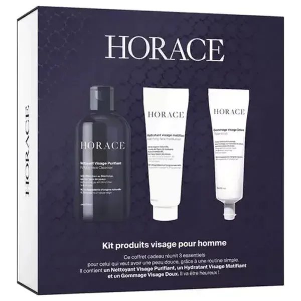 Horace Coffret Produit Visage Pour Homme – 3 Essentiels pour une Routine Complète