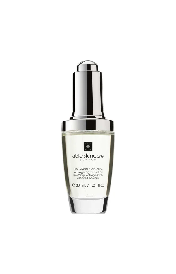 Huile anti-âge hydratante – Acide glycolique, vitamine E & huile d’argan – Visage – 30 ml