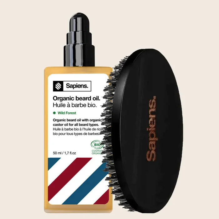 Huile + Brosse à barbe