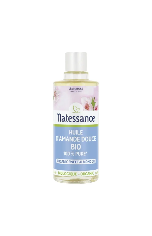 Huile d’amande douce 100% pure bio – Corps – 50 ml