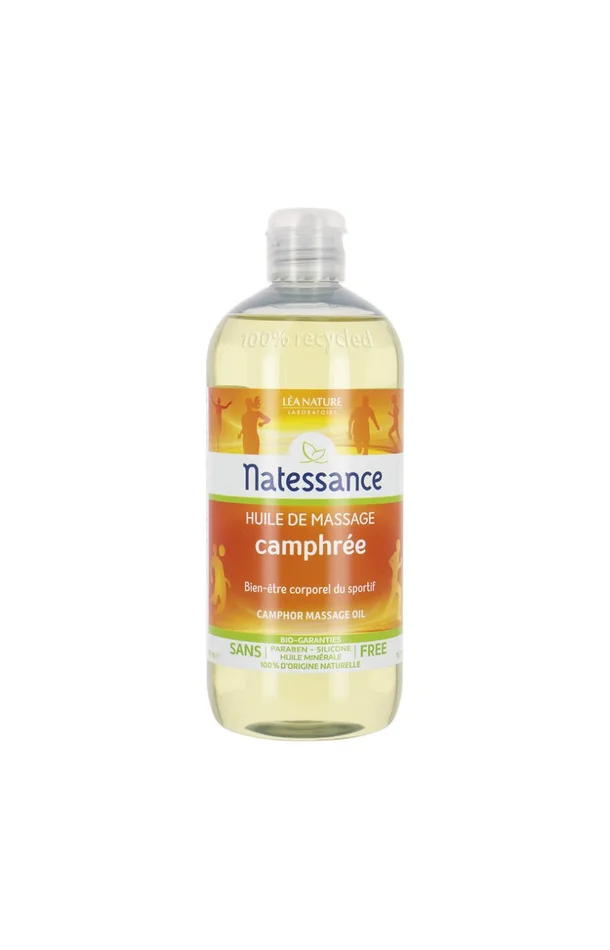 Huile de massage camphrée – Corps – 500 ml