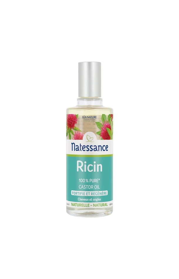 Huile de ricin 100% pure – Cheveux & ongles – 50 ml