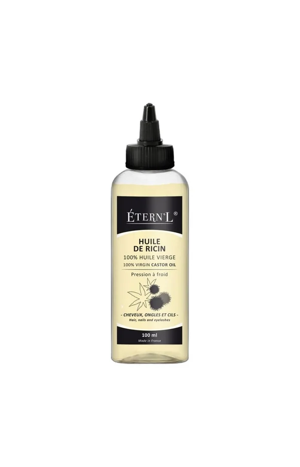 Huile de ricin pressée à froid – 100% vierge – Cheveux & ongles – 100 ml
