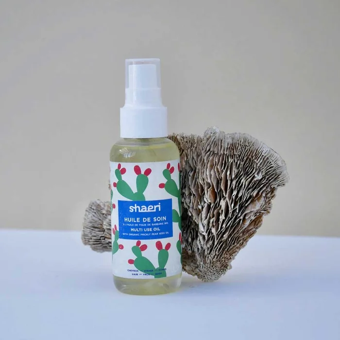 Huile de soin mutli-usages naturelle – Huile de fige de Barbarie – Cheveux secs – 100 ml