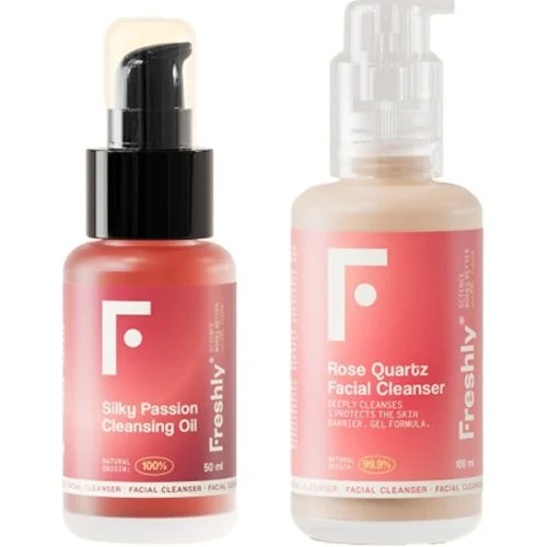 Huile démaquillante & nettoyant – Rose & passion – Visage