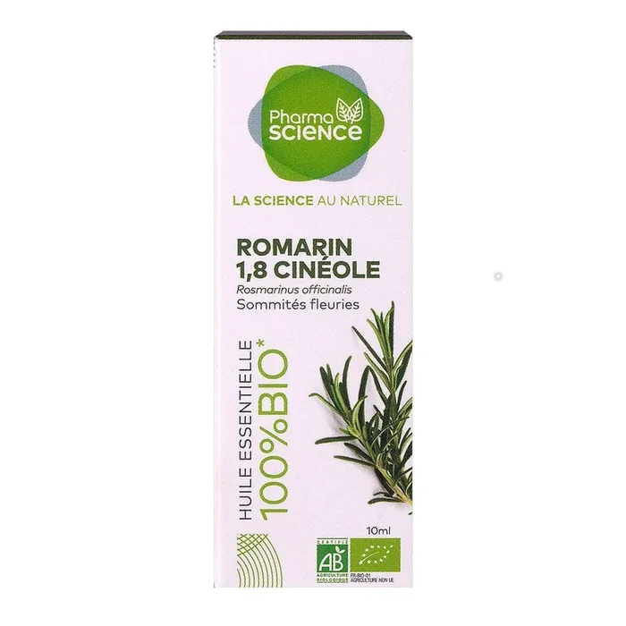 Huile essentielle de romarin 1,8 cinéole 10ml