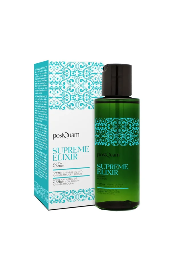 Huile massage calmante – Fleur de coton – 100 ml