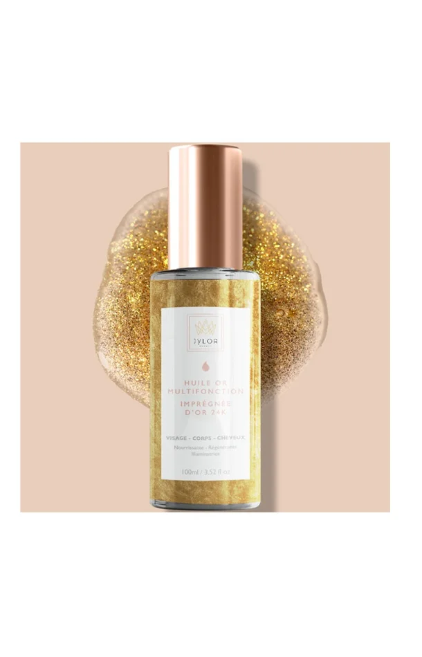 Huile multi-usages – Or 24k – Corps & cheveux – 100 ml