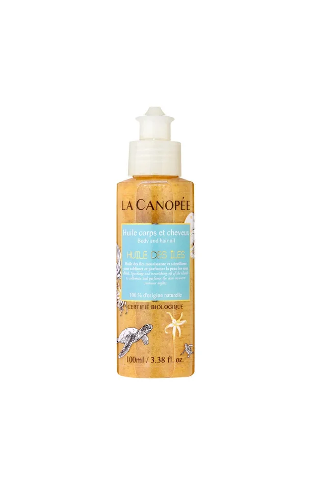 Huile scintillante – Huile des îles – Corps & cheveux – 100 ml