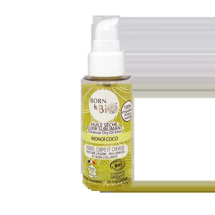 Huile Sèche Elixir Sublimant Monoï Coco – Certifiée bio