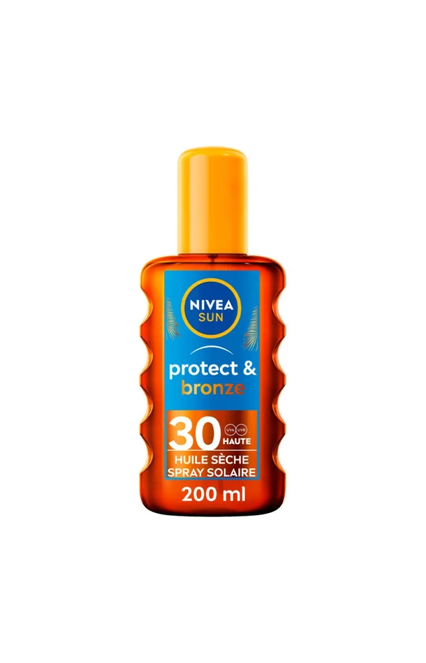 Huile solaire SPF 30 – Sèche Protect & Bronze – 200 ml