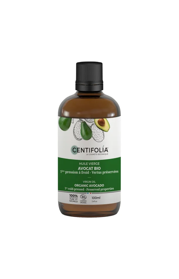 Huile vierge d’avocat bio 100% pure – 100 ml
