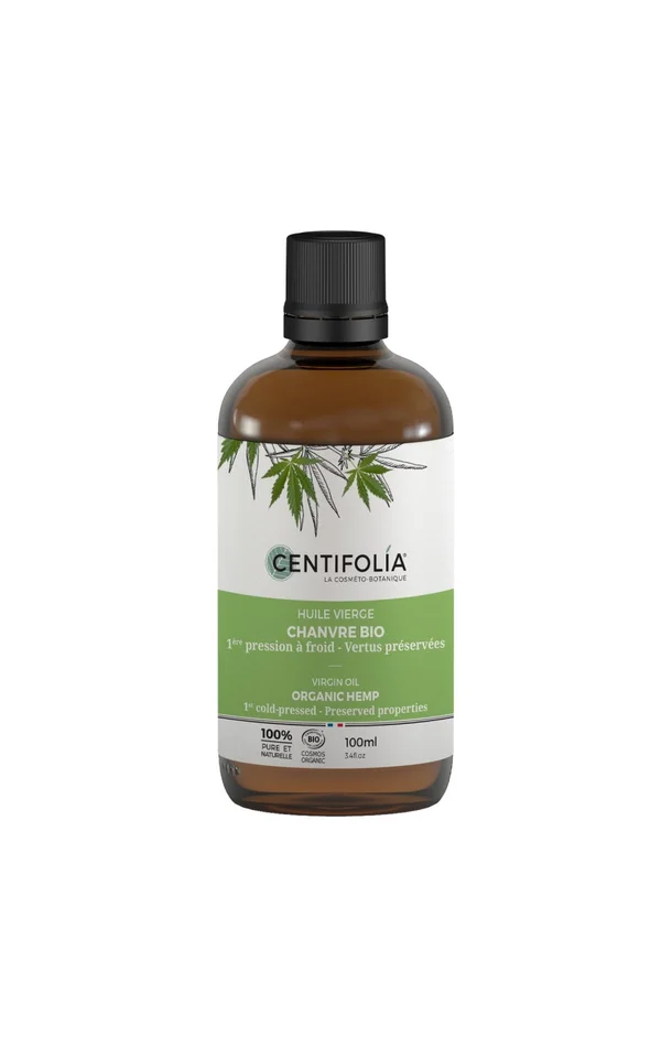 Huile vierge de chanvre bio 100% pure – 100 ml