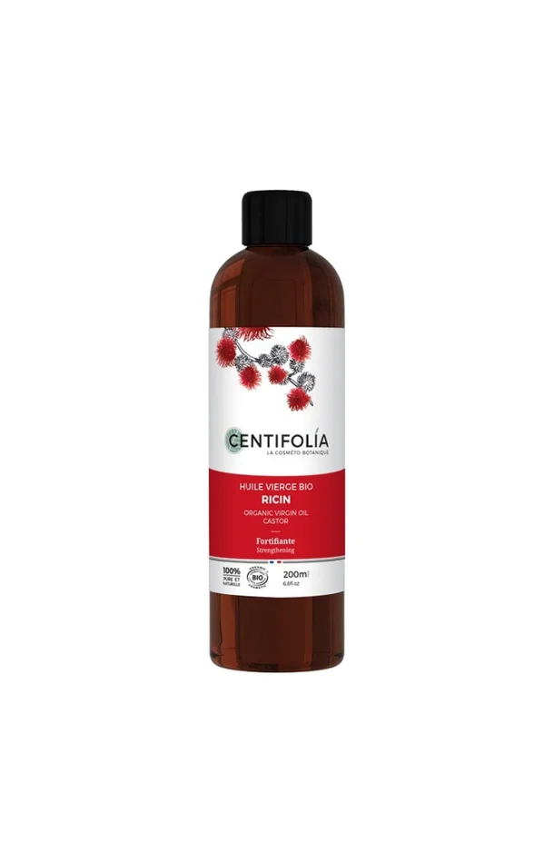 Huile vierge de ricin bio 100% pure – 200 ml