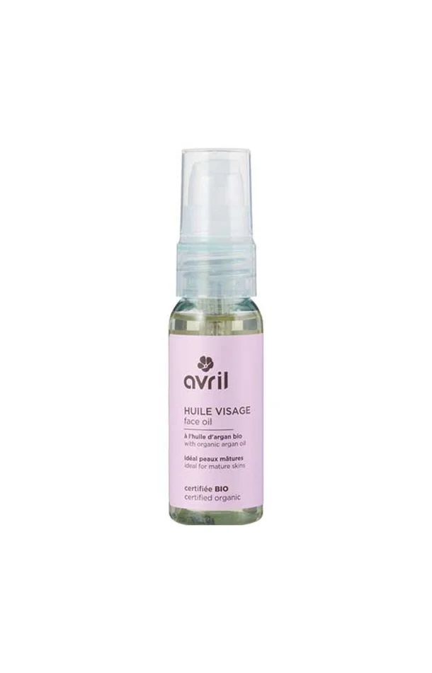 Huile visage bio – Huile d’argan bio – Peaux matures – 30 ml
