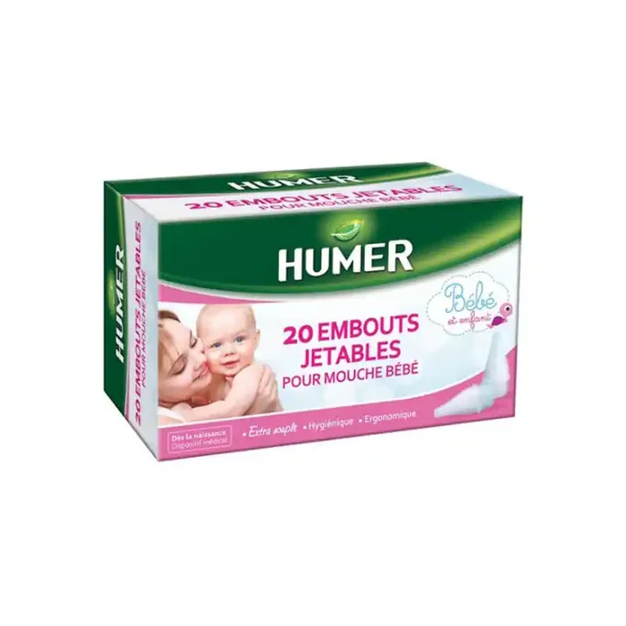 Humer mouche bebe 20 embouts jetables