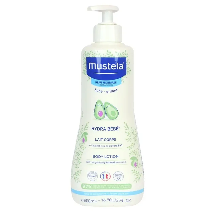 Hydra Bébé lait corps peau normale Perséose avocat bio 500ml