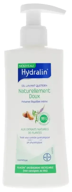 Hydralin Naturellement Doux Gel Lavant 200 ml Équilibre Intime