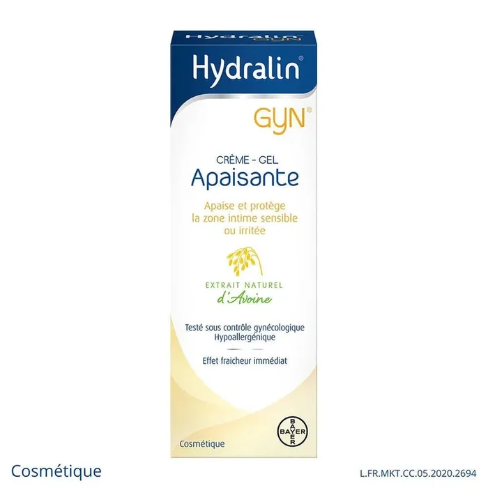 HydralinGyn Crème Gel Apaisante 15 g apaise et Protège la Zone Intime
