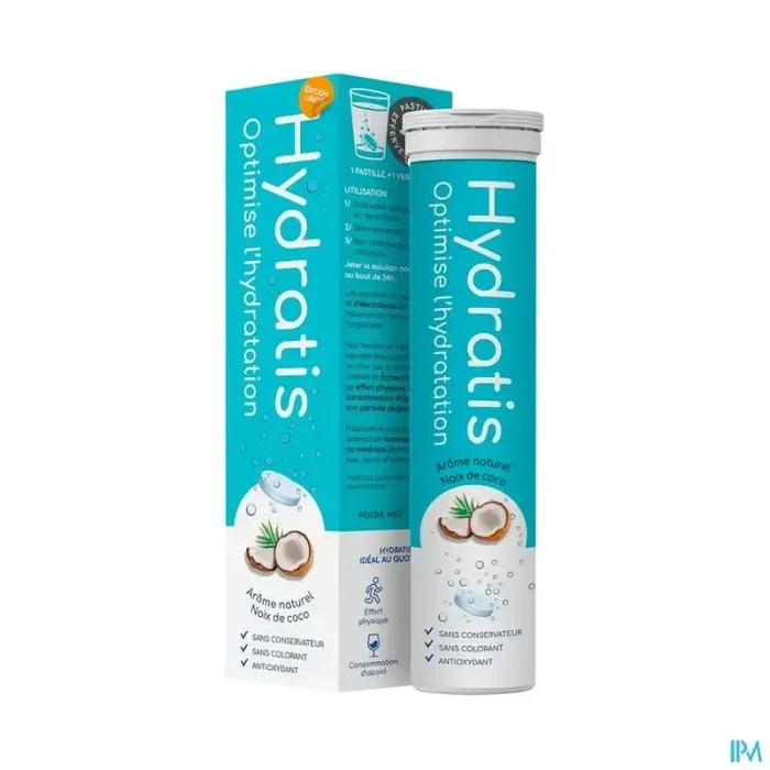 Hydratis comprimé effervescent noix de coco