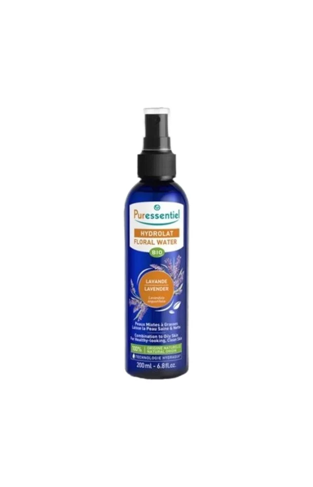 Hydrolat de lavande bio – Peaux sensibles & grasses – 200 ml