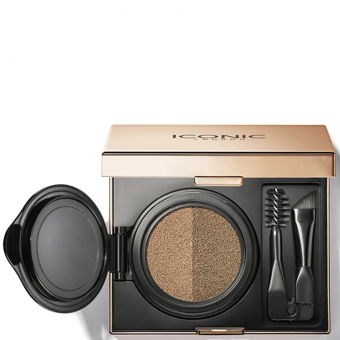ICONIC London Eyebrow Cushion 2 Colour Sculpter Palette à Sourcils (nuances variées)