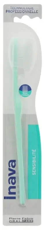 Inava Brosse à Dents Sensibilité – Couleur Vert d‘eau