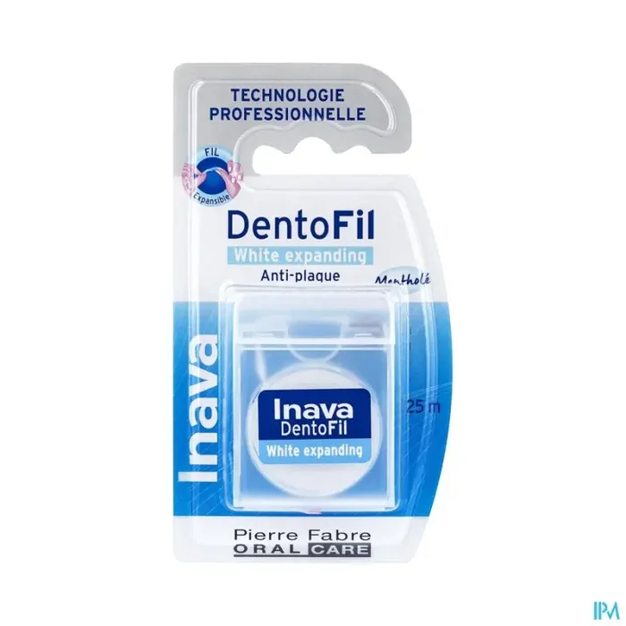 Inava dentofil white expanding fil dentaire 25m