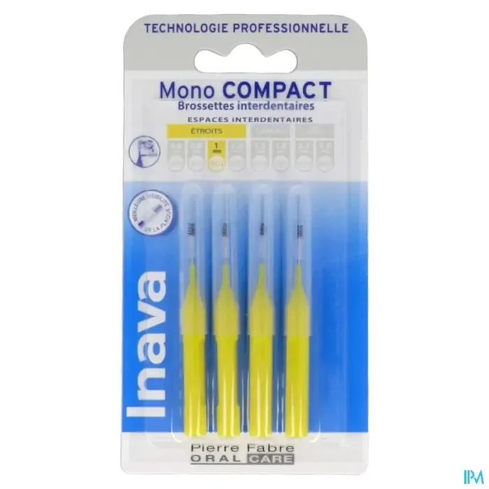 Inava mono compact brossette jaune x4