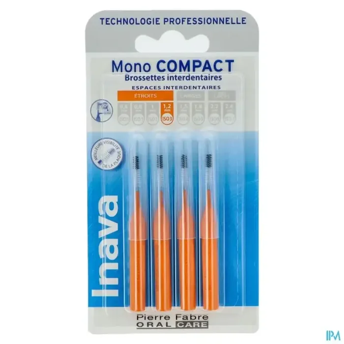 Inava mono compact brossette orange x4