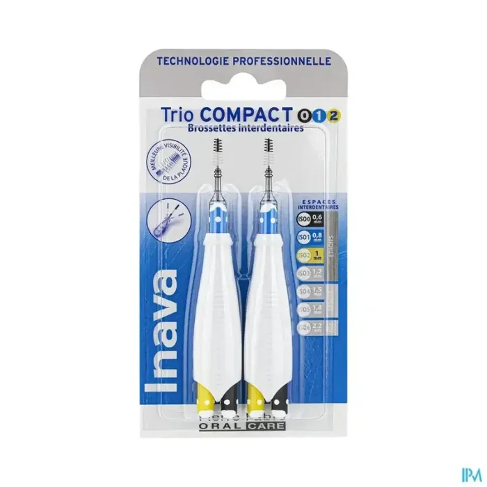Inava trio compact brossette 0/1/2 manche 2 + tete 6