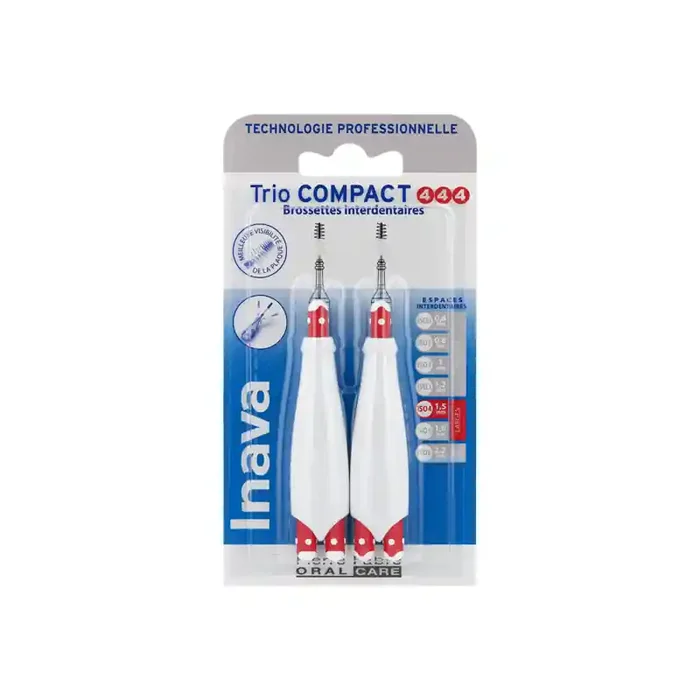 Inava Trio Compact ISO 444 brossettes interdentaires