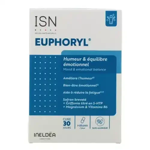 INELDEA Euphoryl Humeur & Équilibre Émotionnel 90 gélules