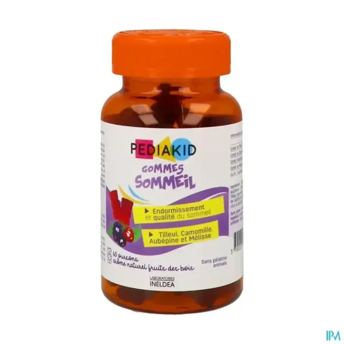 Ineldea pediakid gommes sommeil ourson fruits des bois 60