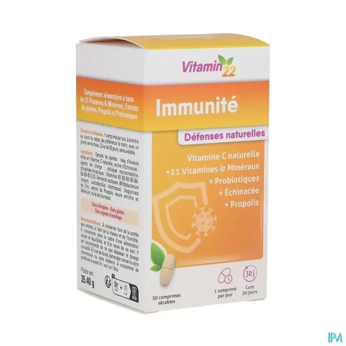 Ineldea vitamin 22 immunite comprimé 30