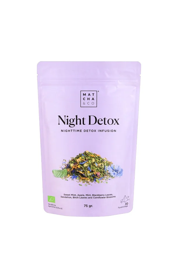 Infusion – Night Detox – Menthe & pomme – 30 sachets