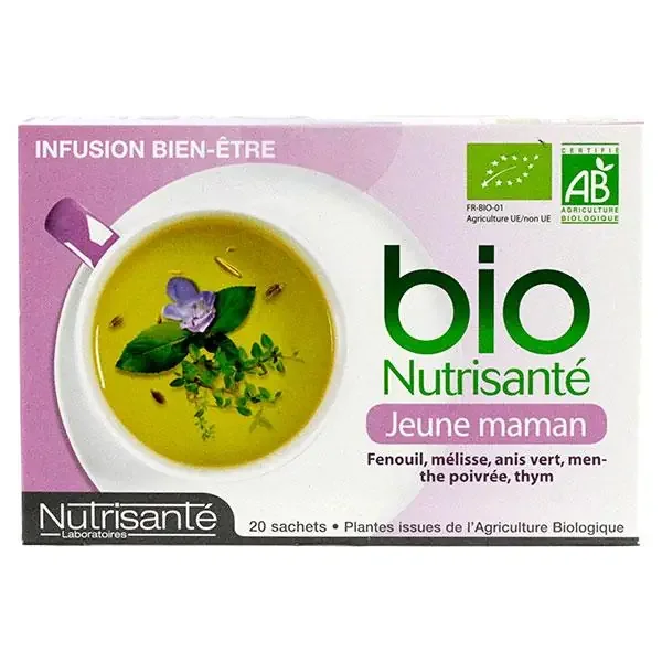 Infusion bio jeune maman 20 sachets