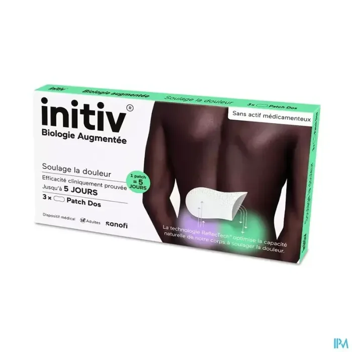 Initiv patch antidouleur dos x3