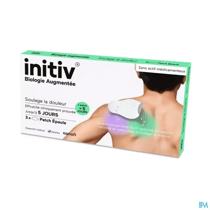 Initiv patch antidouleur epaule x3