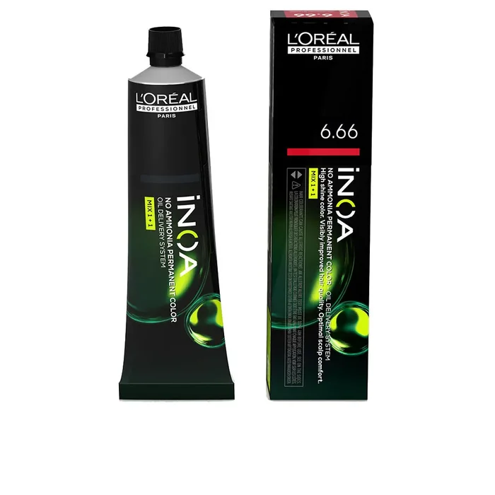 INOA colore permanente senza ammoniaca #6.66 60 gr