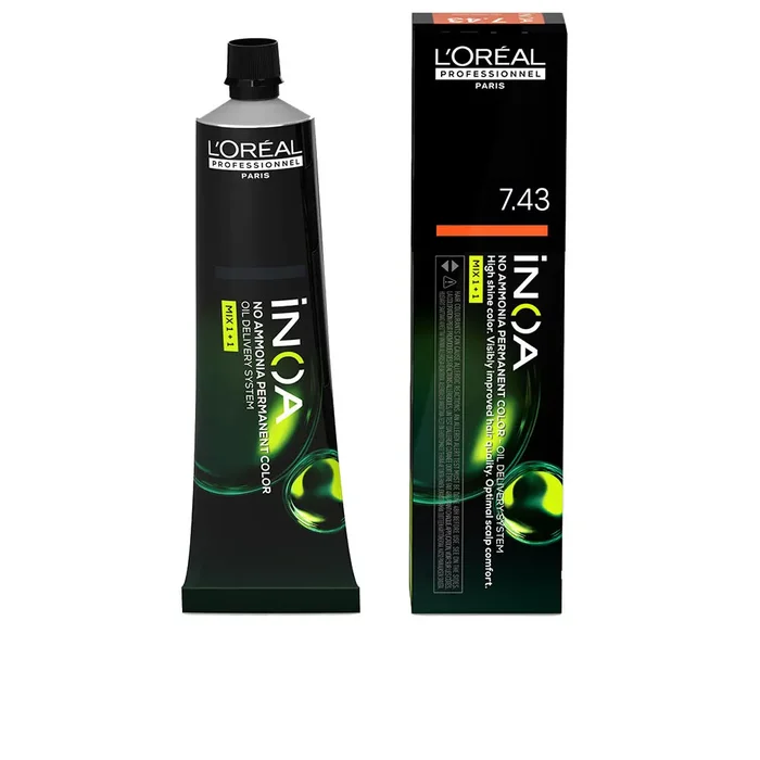 INOA colore permanente senza ammoniaca #7.43 60 gr