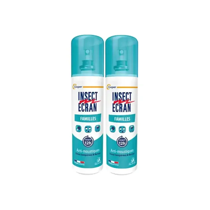Insect Ecran Familles anti-moustiques lot de 2 x 100ml