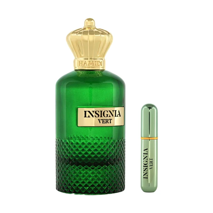 INSIGNA – Vert – 105ml + parfum de poche rechargeable