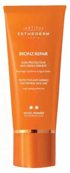 Institut Esthederm Bronz Repair Soin Protecteur Anti-Rides Fermeté Soleil Modéré 50 ml