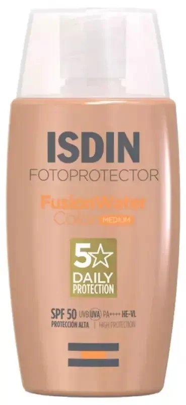 Isdin Fotoprotector Fusion Water Color Spf50 – Teinte Médium