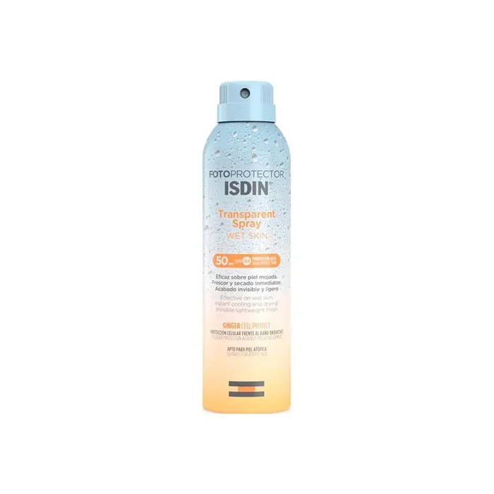 Isdin fotoprotector transparent spray wet skin spf50 250ml